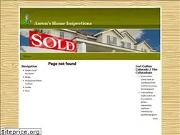 Sites similar to aaronshomeinspections.com