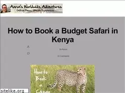 Sites similar to aaronswwadventures.com