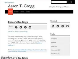 Sites similar to aarontgrogg.com