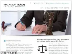 Sites similar to aaronthomascourtreporting.com