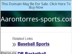 Sites similar to aarontorres-sports.com