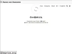 Sites similar to aaronvonawesome.com