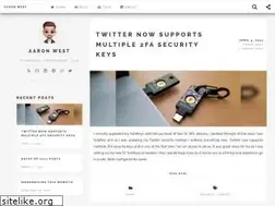 Sites similar to aaronwest.net