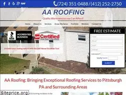 Sites similar to aaroofingpgh.com
