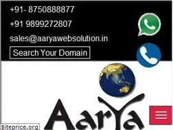 Sites similar to aaryawebsolution.in