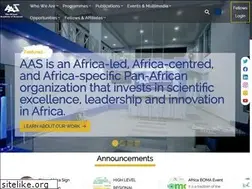 Sites similar to aasciences.africa