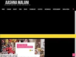 Sites similar to aashnamalani.com