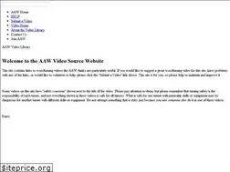 Sites similar to aawvideosource.org
