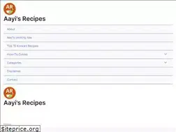 Sites similar to aayisrecipes.com