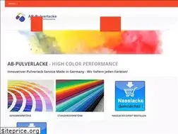Sites similar to ab-pulverlacke.de