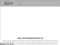 Sites similar to abaautoregistrations.com