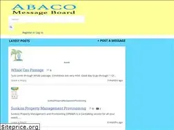 Sites similar to abacomessageboard.com