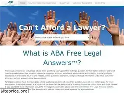 Sites similar to abafreelegalanswers.org