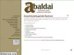 Sites similar to abaldai.lt
