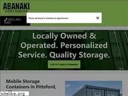 Sites similar to abanakistorage.com