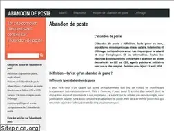 Sites similar to abandondeposte.fr