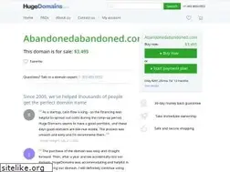 Sites similar to abandonedabandoned.com