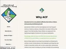 Sites similar to abandonedchildrensfund.org
