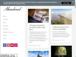 Sites similar to abandonedonline.net