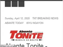 Sites similar to abante-tonite.com