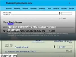Sites similar to abaroutingnumbers.info