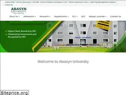 Sites similar to abasyn.edu.pk