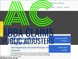 Sites similar to abbaclaims.com