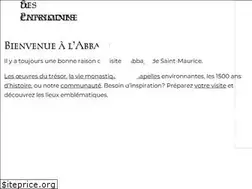 Sites similar to abbaye-stmaurice.ch