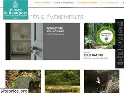 Sites similar to abbayebeauport.com