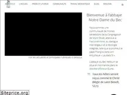 Sites similar to abbayedubec.org