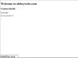 Sites similar to abbeywebs.com
