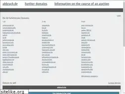 Sites similar to abbruch.de