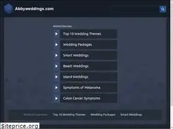 Sites similar to abbyweddings.com