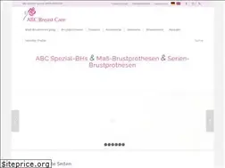 Sites similar to abcbreastcare.de
