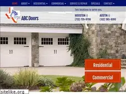 Sites similar to abcdoors.com