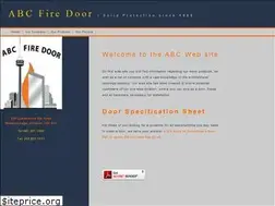 Sites similar to abcfiredoor.com