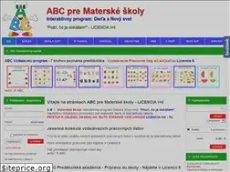 Sites similar to abcmaterskeskoly.sk