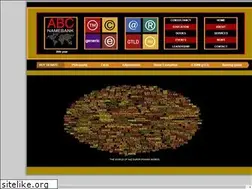 Sites similar to abcnamebank.com