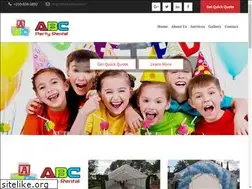 Sites similar to abcpartyrent.com