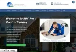 Sites similar to abcpestcontrolsydney.com.au