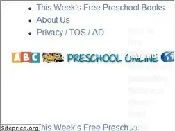 Sites similar to abcpreschoolonline.com