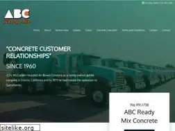 Sites similar to abcreadymix.com