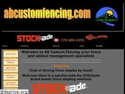 Sites similar to abcustomfencing.com