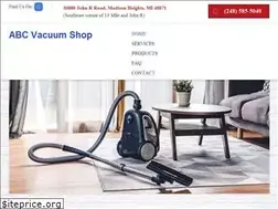 Sites similar to abcvacuumshop.com