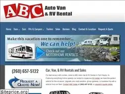Sites similar to abcvanrental.com