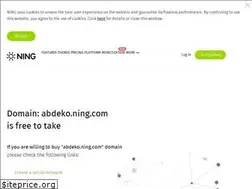 Sites similar to abdeko.ning.com