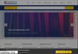 Sites similar to abdn.ac.uk