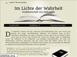 Sites similar to abdrushin.eu
