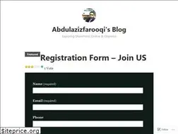 Sites similar to abdulazizfarooqi.wordpress.com