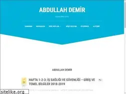 Sites similar to abdullahdemir.net
